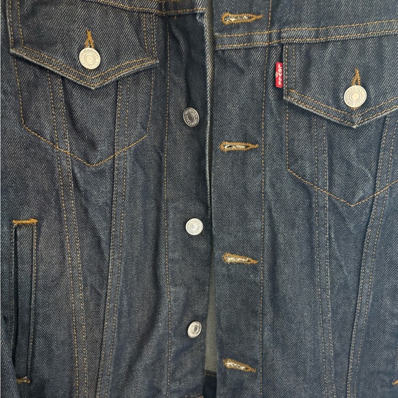 Levi's Dark Blue Denim Jacket - Picture 2 of 6